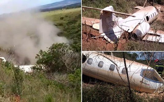 கொரோனா நோயாளியை ஏற்றிச்சென்ற விமானம் விபத்துக்குள்ளாகி தீப்பற்றி எரிந்த பயங்கரம்!!