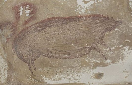 இந்தோனேசியாவில் பழமையான குகை ஓவியம் கண்டுபிடிப்பு: 45,500 ஆண்டுகளுக்கு முன் வரையப்பட்ட ஓவியம் என தகவல்!!