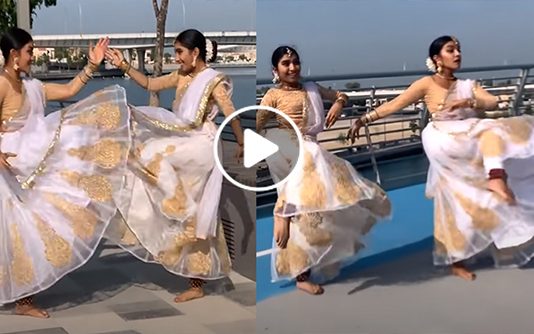 கண்ணோடு காண்பதெல்லாம் பாடலுக்கு அழகாக நடனமாடும் இரண்டு இளம்பெண்கள் – வைரல் வீடியோ!