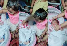 பிறந்த தன் தம்பியை கொஞ்சும் அக்காவைப் பாருங்க… பார்க்க ஆயிரம் கண்கள் போதாது..!