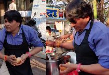 நடனமாடிக்கொண்டே உணவு விற்பனை செய்யும் ’டான்சிங் மேன்’ விசித்திரமான விற்பனை!!