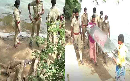 ஆற்றில் மிதந்து வந்த பெ.ண் சி.சு ச.டலம் : தொப்புள் கொடியோடு மீட்ட போலீசார்!! நடந்த பகீர் பின்னணி !!