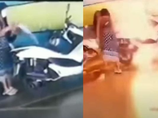 உயிருக்கு உயிரா காதலிச்சோம் : பிரேக் அப் செய்த கோ.ப.த்தில் காதலி செய்த காரியம்! சிசிடிவி கேமராவில் சிக்கிய அ.திர்ச்சி வீடியோ காட்சி!!