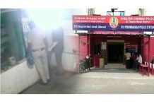முகக் கவசம் அணியாததால் ஆத்திரம்: கறி கடை ஊழியருக்கு காவலர் செய்த மோசமான செயலால் பரபரப்பு!!