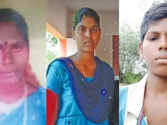 முந்திரி மரத்தில் தூக்கில் தொங்கிய தாய், மகள், மகன்- குடும்பமே பலியான சோக சம்பவம்!!