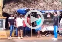 சாலையோர கடையில் சாப்பிட்ட பிரபல நடிகர்: வைரலாகும் காணொளி!!