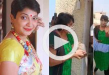 கடனை திருப்பி செலுத்தாததால் அதிகாரிகள் காலில் விழுந்த மதுவந்தி : அதிர்ச்சி வீடியோ!!