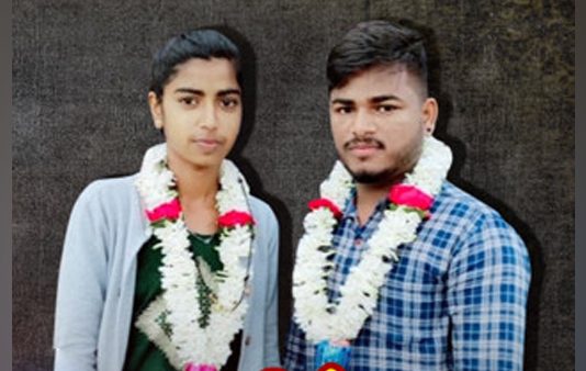 காதல் திருமணம் செய்த மகளின் தலைமுடியை பிடித்து இழுத்து சென்ற தந்தையால் பரபரப்பு!!