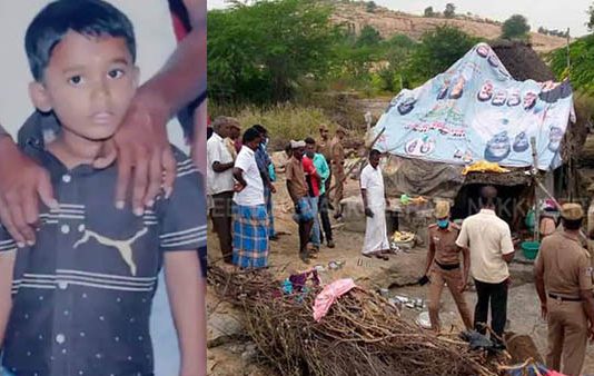 சாப்பிட்டுக்கொண்டிருந்த சிறுவனின் மூளையில் பாய்ந்த குண்டு : நெஞ்சை உலுக்கும் சம்பவம்!!