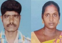 படுக்கையில் மனைவியை கொன்று அதே இடத்தில் தூக்கில் தொங்கிய கணவன் : அதிர்ந்து போன கிராமமக்கள்!!