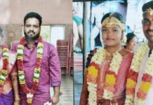 மாப்பிள்ளையை மாற்றிய மணப்பெண் : திருமண வரவேற்பு நிகழ்ச்சியில் நடந்த சம்பவம்!!