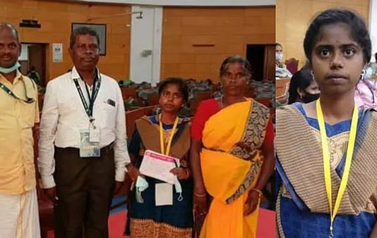 அப்பா கல் குவாரியில் கூலி வேலை.. அரசுப் பள்ளியில் படித்து டாக்டர் ஆகிறார் ஏழை மாணவி!!