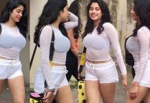இடுப்பை காட்டி இம்சை செய்யும் ஜான்வி கபூர் லேட்டஸ்ட் ஹாட் Pics!!