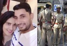 போலீஸ் மனைவியை கொலை செய்துவிட்டு கணவன் தற்கொலை : போலீசாருக்கு காத்திருந்த பேரதிர்ச்சி!!