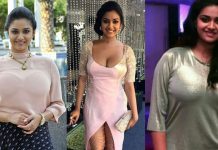 கவர்ச்சி புகைப்படங்களை பகிர்ந்து ரசிகர்களை அலறவிட்ட கீர்த்தி சுரேஷ்!!