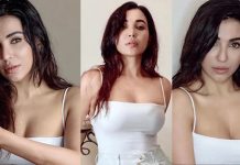 முன்னழகை எடுப்பாக காட்டி சூடேற்றிய பார்வதி நாயர்!!
