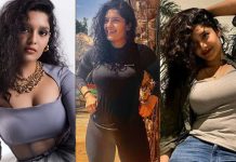 அரைகுறை ஆடையில் உடல் அங்கங்களை எடுப்பாக காட்டிய ரித்திகா சிங்!!