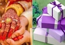 கல்யாண மாப்பிள்ளைக்கு சர்ப்ரைஸ் கிஃப்ட் கொடுத்த நண்பர்கள்.. ஓப்பன் பண்ணிய உடன் வெடித்துச் சிரித்த மணப்பெண் : வைரலாகும் வீடியோ!!