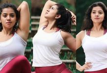 தண்ணிக்குள்ள முன்னழகை அப்படியே காட்டிய லாஸ்யா நாகராஜ்!!