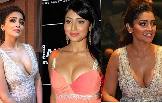 மேலாடையின்றி உச்ச கட்ட கவர்ச்சியில் ஸ்ரேயா ஹாட் போட்டோஸ்!!