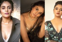 கட்டழகை மொத்தமும் காட்டி ஹாட் போஸ் கொடுத்த ஸ்ரீமுகி!!