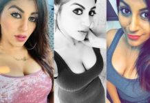 முன்னழகை காட்டி ஹாட் போஸ் கொடுத்த யாஷிகா!!