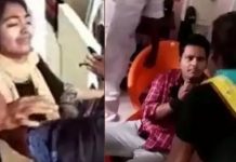 வேறொரு பெண்ணுடன் உறவு : வீடு புகுந்து அலறவிட்ட மனைவி!!