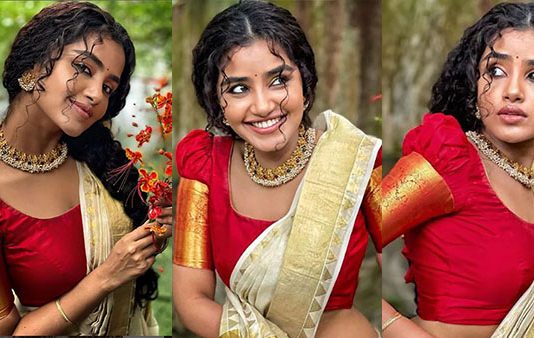 “இது மதுர மல்லி இல்ல மலையாள மல்லி” கிக் ஏற்றி இணையத்தை திணறடிக்கும் அனுபமா பரமேஸ்வரன்!!