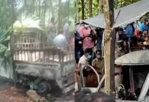 லோடு ஆட்டோவில் மனைவி, மகள்களை பூட்டி தீ வைத்து கொளுத்திய கணவன் : அரங்கேறிய திகில் சம்பவம்!!