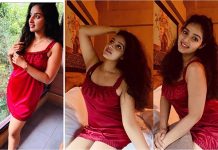 பக்காவா காட்டி பாடாய் படுத்தும் நடிகை மாளவிகா மேனன்!!