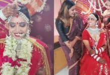 எதிர்ப்புகளை மீறி தன்னை தானே திருமணம் செய்துகொண்ட பெண் : வெளியான புகைப்படங்கள்!!