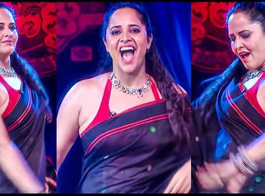 என்ன ட்ரெஸ் இது..? கவர்ச்சி உடையில் அனசுயா பரத்வாஜ்.. கலாய்க்கும் ரசிகர்கள்!!