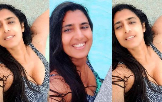 52 வயசுல இம்புட்டு கவர்ச்சி தேவையா..? கவர்ச்சி போஸ் கொடுத்து இளசுகளை திணறடித்த கஸ்தூரி!!