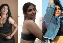 பளபளக்கும் தொடையை காட்டி பாடாய் படுத்தும் பிரக்யா!!