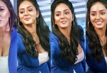 வாவ்.. டைட்டான முண்டா பனியனில் திமிரும் முன்னழகை காட்டி கதற விடும் வித்யா பிரதீப்!!