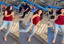 மெட்ரோவில் நஸ்ரியா பாட்டுக்கு குத்தாட்டம் : வைரலான வீடியோவால் வசமாக போலிஸிடம் சிக்கிய இளம்பெண்!!