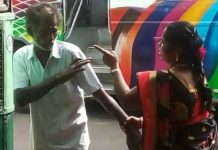 சில்மிசம் செய்த முதியவரை புரட்டி எடுத்த பெண் : குவியும் பாராட்டுகள்!!