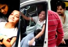 நடிகையுடன் காரில் சென்று கொண்டிருந்த நடிகர்… வழிமறித்து இருவரையும் சரமாரியாக அடித்த மனைவி : நடந்தது என்ன?