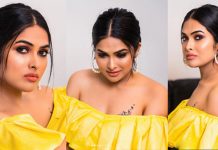 பின்னழகு தெரிய போஸ் கொடுத்த திவி வத்யா ஹாட் போட்டோஸ்!!