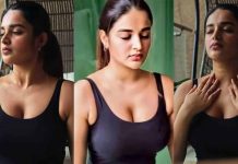 டாப் அங்கிளில் முன்னழகை காட்டி ரசிகர்களை திணறடித்த நிதி அகர்வால்!!