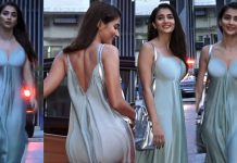 முன்னழகை எடுப்பா காட்டி சுண்டி இழுக்கும் பூஜா ஹெக்டே!!