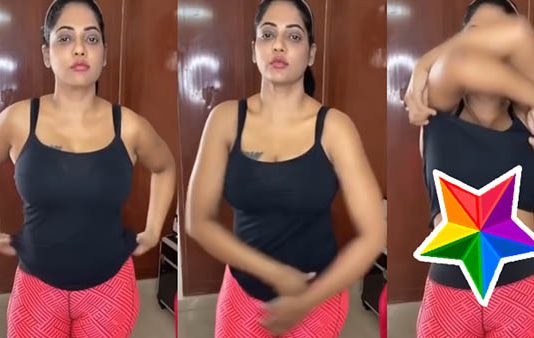 முன்னழகு எடுப்பாக தெரிய வீடியோவை வெளியிட்டு ரசிகர்களை திணறடித்த ரேஷ்மா!!