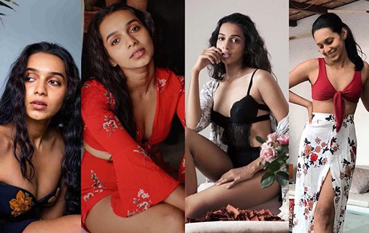 குப்புன்னு வேர்த்துடுச்சு.. நீச்சல் உடையில் பின்னழகை தூக்கி காட்டி.. மூச்சு முட்ட வைத்த சஞ்சனா நடராஜன்!!