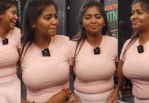 உங்க கவர்ச்சிய பாத்ததும் முடியல.. முன்னழகு எடுப்பாக தெரிய படு சூடான போஸ் கொடுத்த ஷாலு ஷம்மு!!