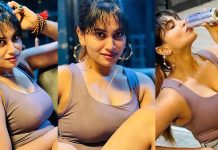 முண்டா பனியனில் மழையில் நனைந்தபடி சூடான வீடியோவை வெளியிட்ட ஷிவானி!!