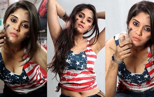 இது என்ன சப்போர்ட்டே இல்லாம நிக்குது.. பால் போன்ற மேனி பளிச்சென தெரிய கவர்ச்சி உடை அணிந்து போஸ் கொடுத்து பதற வைத்த சுரபி!!