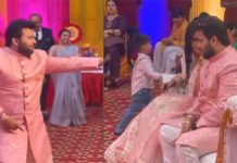 திடீரென எழுந்து மேடையில் மணமகன் செய்த செயல் : திழைத்துப்போன மணப்பெண்.. வைரல் வீடியோ!!