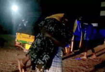 மனைவிக்கு பாலியல் தொல்லை : வேடிக்கை பார்த்த போலீசாருக்கு நன்றி கூறிய கணவன்!!