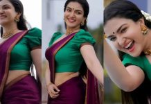 ட்ரான்ப்ரெண்ட் உடை அணிந்து செம்ம ஹாட்டான போஸ் கொடுத்த ஹனிரோஸ்!!