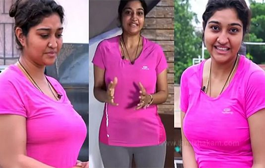 ப்பா.. டைட்டான உடையில் திமிரும் முன்னழகை காட்டி சூடேற்றும் நீலிமா ராணி!!